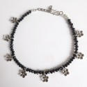 Chaine de cheville en fleur indienne