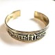 Bracelet Homme Aum Nama Shiva Doré
