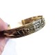 Bracelet Homme Aum Nama Shiva Doré