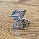 Bague Fantaisie Indienne Feuille