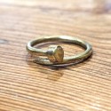 Bague clou Métal Doré inde