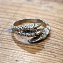 Bague Griffe du dragon Métal Doré inde