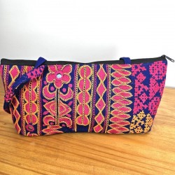 Sac indien à main brodé 100% coton