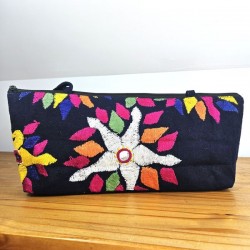 Sac indien à Main de soirée coton broderie
