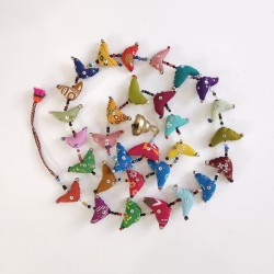 Guirlande décorative petits oiseaux fait main