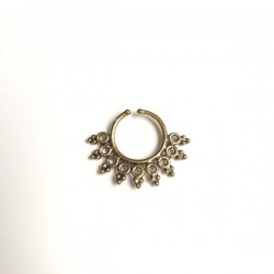 Faux piercing Septum Doré Indien
