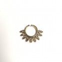 Faux piercing Septum Doré Indien