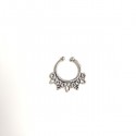 Septum Faux piercing Indien argenté