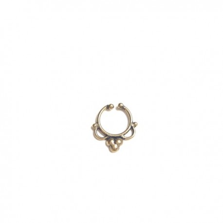 Septum Faux piercing Indien doré