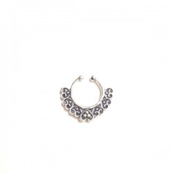 Septum Faux piercing Indien argenté