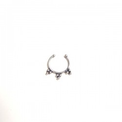 Septum Faux piercing Indien argenté