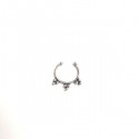 Septum Faux piercing Indien argenté