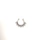 Piercing nez faux septum Indien argenté