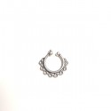 Piercing nez faux septum Indien argenté