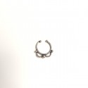 Piercing nez faux septum Indien argenté