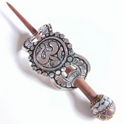 Broche à chignon - Barrette cheveux Aum