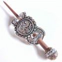 Broche à chignon - Barrette cheveux Aum