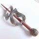 Broche à chignon - Barrette cheveux Aum