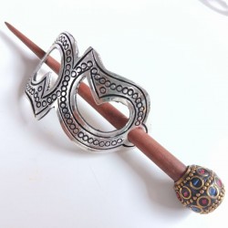 Broche à chignon - Barrette cheveux Aum