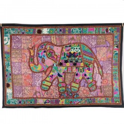 Tenture murale Patchwork Elephant
