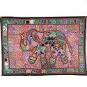 Tenture murale Patchwork Elephant