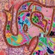 Tenture murale Patchwork Elephant