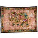 Tapisserie murale Patchwork Elephant