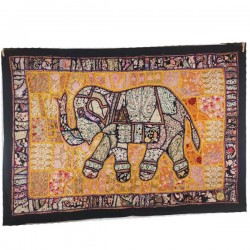 Tenture Patchwork Elephant