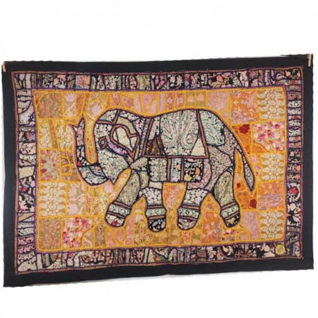 Tenture Patchwork Elephant