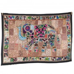Tenture Patchwork Rajasthan Elephant