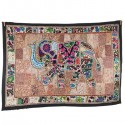 Tenture Patchwork Rajasthan Elephant