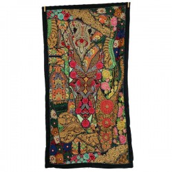 Patchwork de broderies indiennes