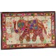 Patchwork Indien Elephant 150x103cm