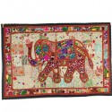 Patchwork Indien Elephant 150x103cm