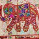 Patchwork Indien Elephant 150x103cm