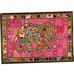 Tenture Patchwork Elephant 150x103cm