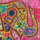 Tenture Patchwork Elephant 150x103cm