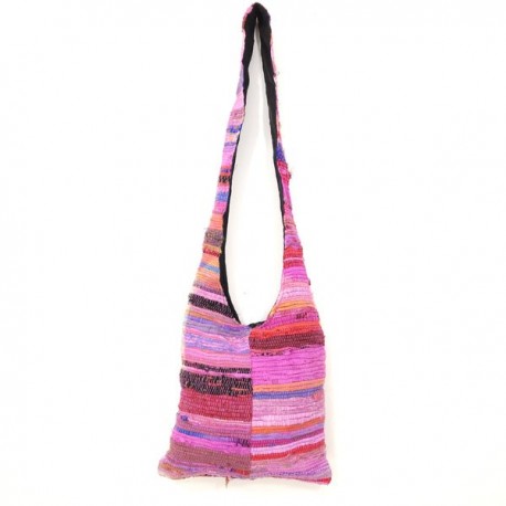 Sac en Bandoulière en Coton Recyclé Fait main Inde