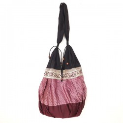 Sac bandoulière Boule Satin Indien