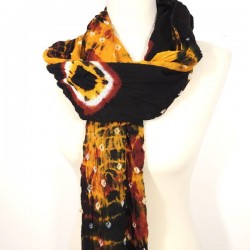 Echarpe Tie and Dye du Rajasthan