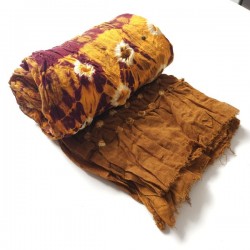 Echarpe Tie and Dye Artisanat Inde