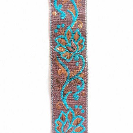 Galon indien brodé 33 mm
