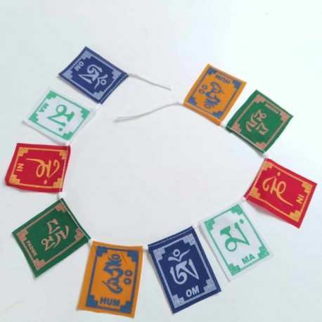 Drapeaux Tibétain "Om Mani Padme Hum"