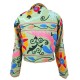 Veste d'été brodée femme 100% Coton
