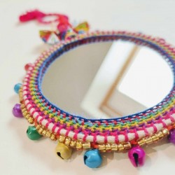 Miroir double face 10,5 cm Clochettes