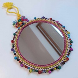Miroir double face 15,5 cm Clochettes