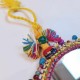 Miroir double face 15,5 cm Clochettes