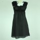 Petite Robe d'été Coton Noire Taille S