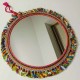 Miroir rond indien double face 25 cm Coton