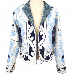 Veste d'été brodée femme 100% Coton indien